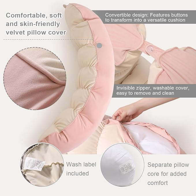 Peallow – Long Round Body Pillow - Image 4
