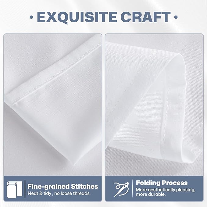 Lavisun Full Flat Sheets 2 Pack, Hotel Quality Flat Bed Sheets, Brushed - Image 5