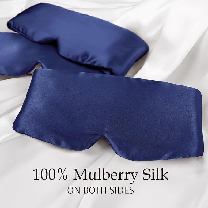 Zenssia 100% Mulberry Silk Sleep Mask Eye Mask - Image 2