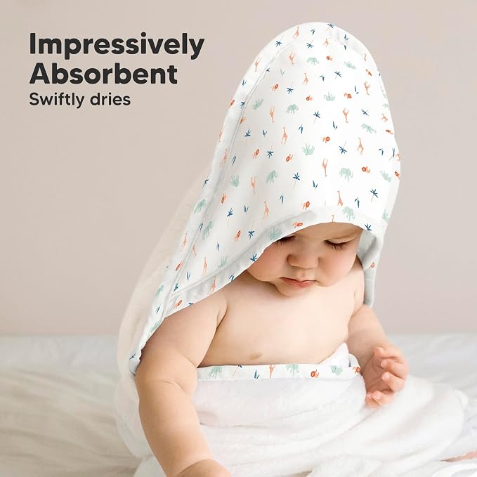 KeaBabies Hooded Baby Towel for Newborn - Image 5