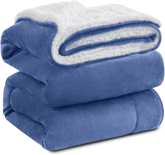 KAWAHOME Sherpa Fleece Throw Blanket by KAWAHOME