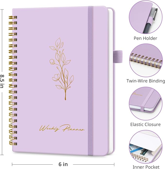 Undated Weekly Planner, Weekly To Do List Notebook - Image 3