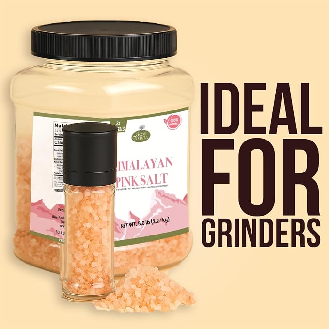 Good Tierra Himalayan Pink Salt in Jar - Image 5