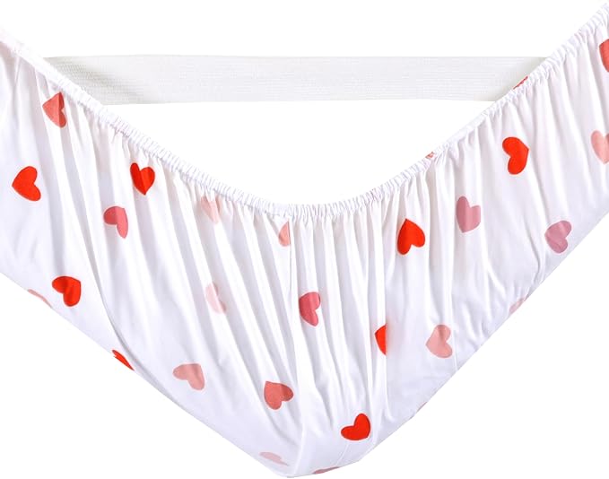Elegant Comfort Luxury Soft Bed Sheets Heart Pattern - Image 4