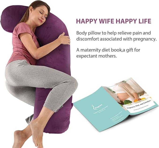 BATTOP Pregnancy Pillows for Sleeping, Maternity Body Pillow - Image 2