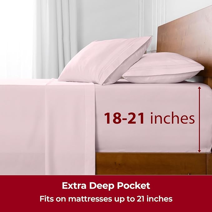Mellanni Extra Deep Twin Sheets - Image 6
