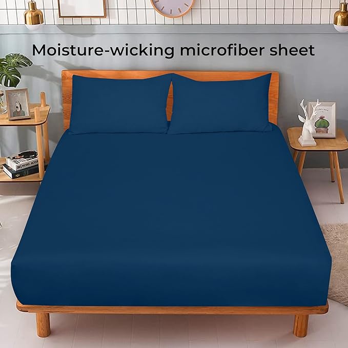 Royale Linens Fitted Sheet Queen - Image 2