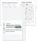 Premade Dotted Journal Notebook, Pre-made Dot Grid Notebook by SIMSIMY