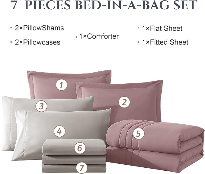 Monbix King Size Comforter Set - Image 7