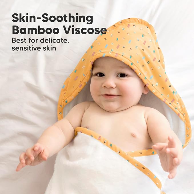 KeaBabies Hooded Baby Towel for Newborn - Image 3