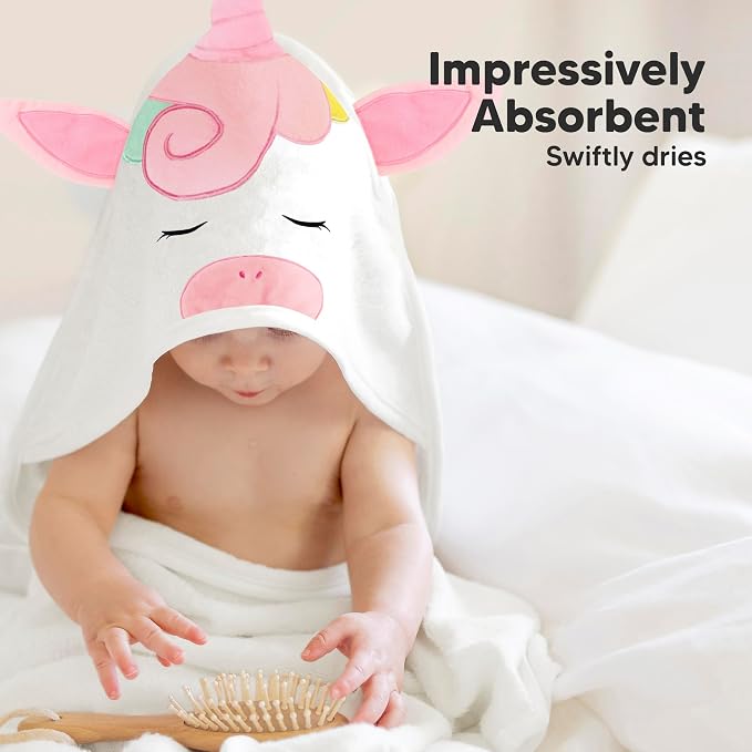 KeaBabies Hooded Baby Towel for Newborn - Image 5