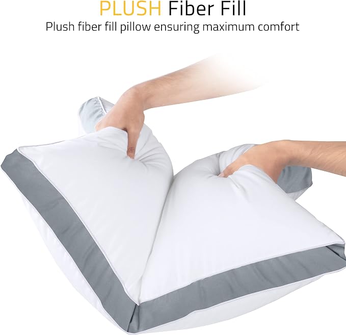 Utopia Bedding Bed Pillows for Sleeping Standard Size, Soft & Fluffy Pillow - Image 4