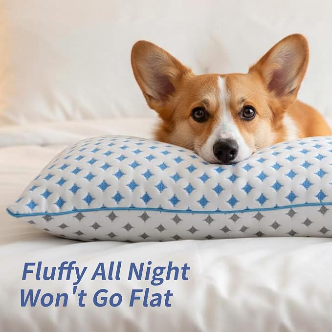 Memory Foam Pillow – Adjustable Loft Cooling Pillow Queen Size 1 Pack - Image 7