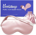 Umisleep Sleep Mask for 100% Pure Mulberry Silk, 22 Momme 6A Soft Eye Masks for by Umisleep