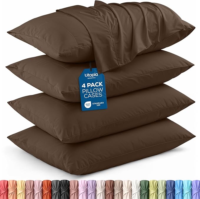 Utopia Bedding Standard Pillow Cases by UTOPIABEDDING