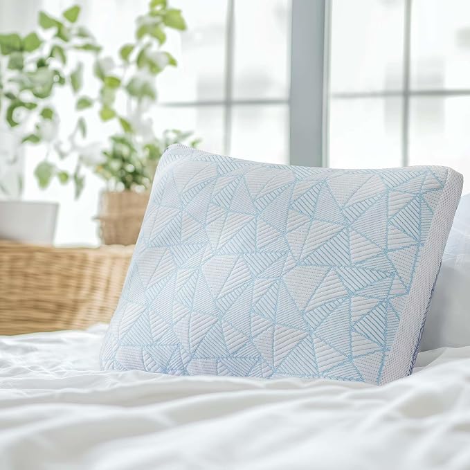 Sylvaris Shredded Memory Foam Cooling Soft Bamboo Viscose Pillow King Size by Unknown