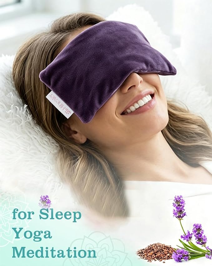 Mothers Day Gifts for Mom, Weighted Eye Mask for Sleep, Meditation, Lavender - Image 8