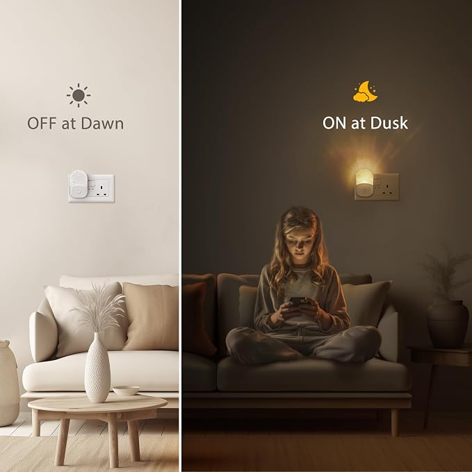 DORESshop 8-Color RGB LED Night Light Plug into Wall, Kids Room - Image 2