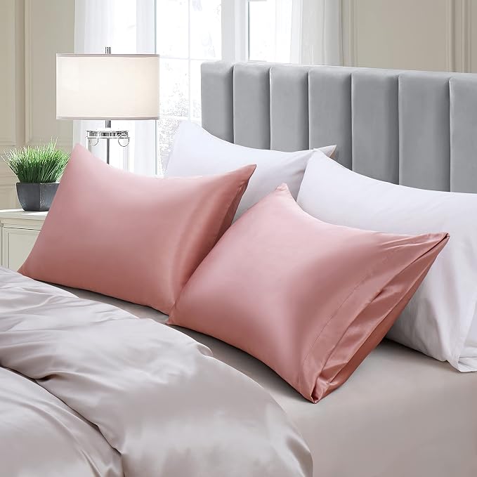 Aormenzy Champagne Satin Pillowcase - Image 3