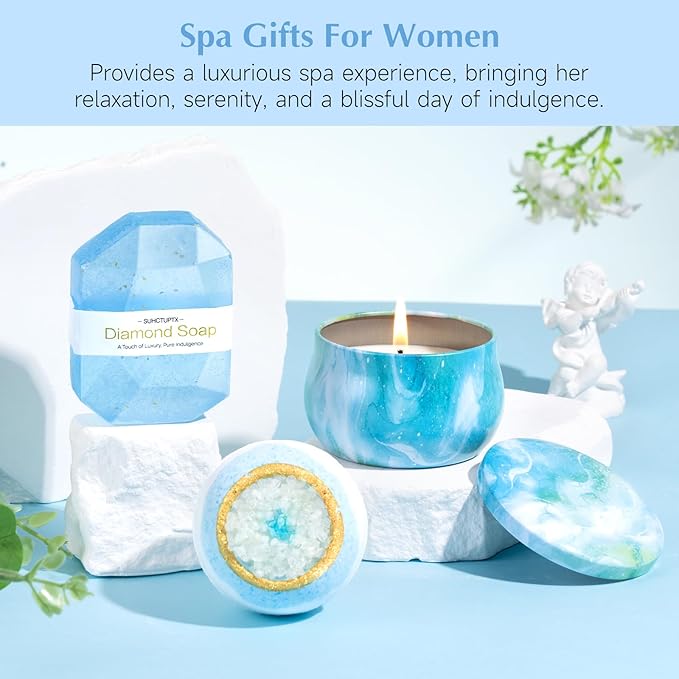 Suhctuptx Birthday Gifts for Women, Unique Self Care Gifts Get Well Soon Basket - Image 6