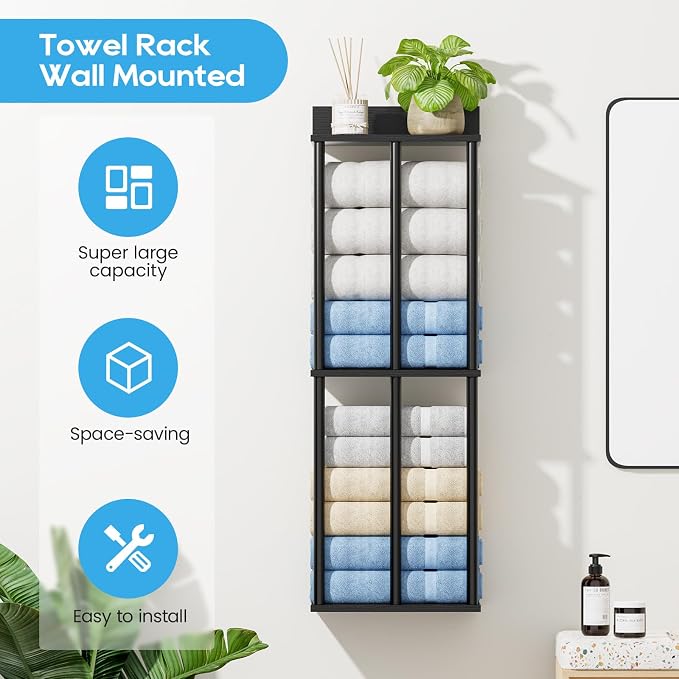 Towel Racks for Bathroom Wall Mounted - Image 3