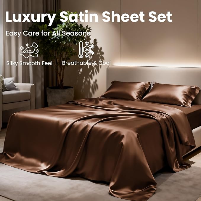 Love's cabin Satin King Sheet Sets - Image 8