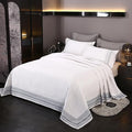 Quilt Set Floral Leaves 3D Embroidery Pattern 3 PCS Cotton Reversible Quilted by ROOMLIFE