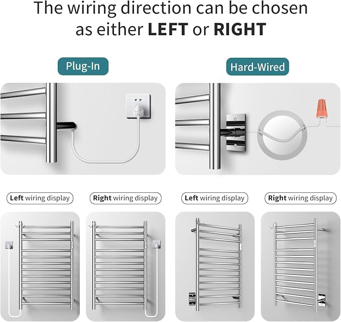 Wall Mounted Towel Warmer 12 Bars - Image 2