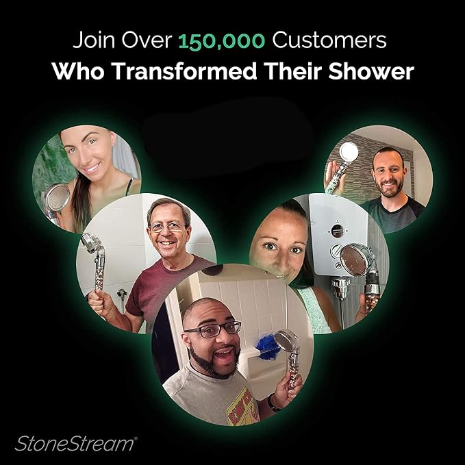 Original StoneStream EcoPower High Pressure Handheld Shower Head - Image 9