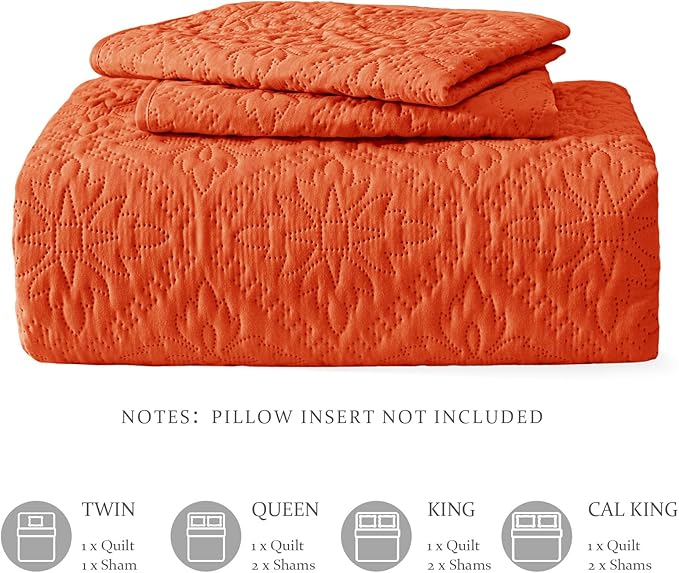 Exclusivo Mezcla California King Quilt Bedding Set, Lightweight Soft Bedspreads - Image 6