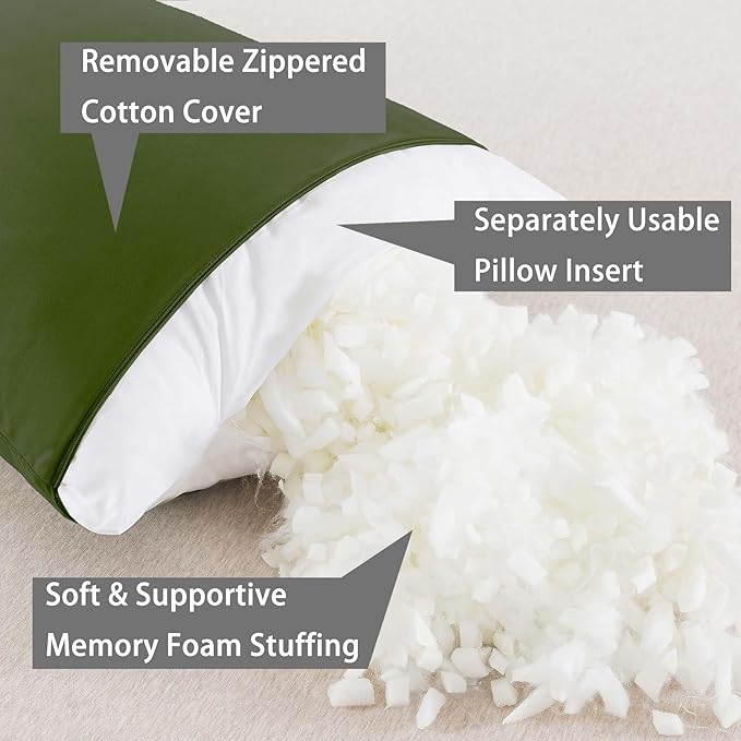 WhatsBedding Memory Foam Body Pillow - Image 2