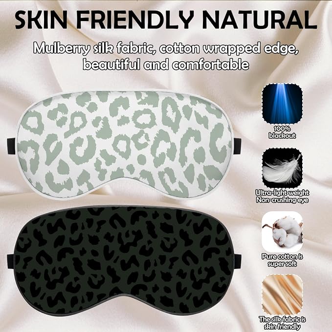 2 PCS Sleep Eye Mask Silk Sleeping Soft - Image 3