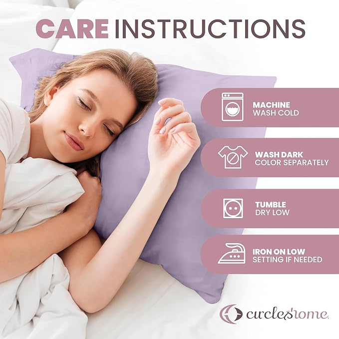CirclesHome Pillow Protectors Single Pack Body Zippered - Image 7