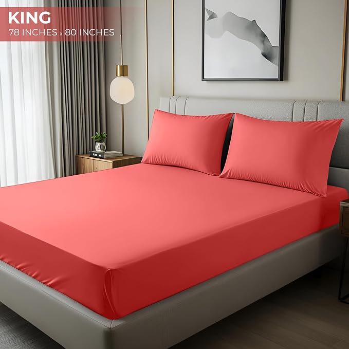 Utopia Bedding King Fitted Sheet - Image 2