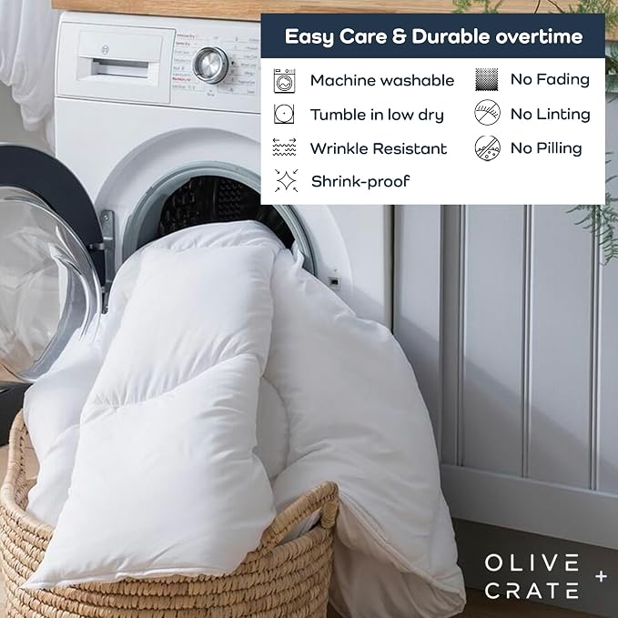 Olive + Crate Cooling Oversize King Size Comforter - Image 9