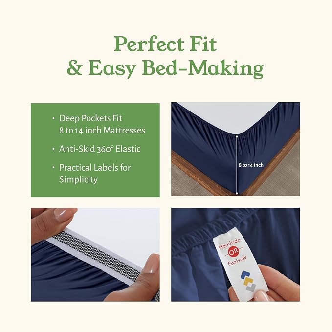 California Design Den Twin Bed Sheet Set - Image 5