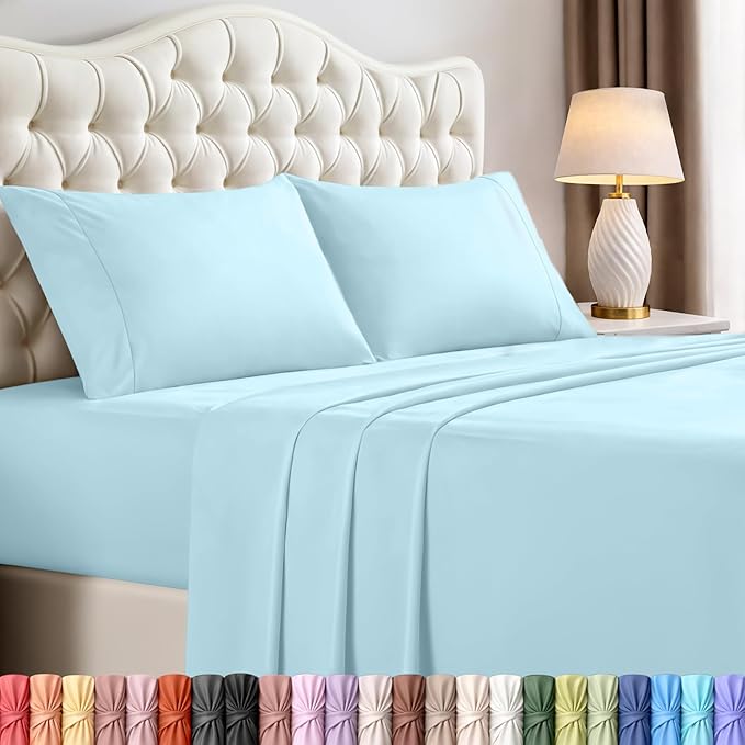 Utopia Bedding Full Size Sheet Set – 4 Piece Bed Sheets, Soft and Breathable by UTOPIABEDDING