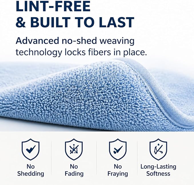 SEISSO 2 Pack Extra Large Bath Towels 63"x35", Bath Sheets - Image 5