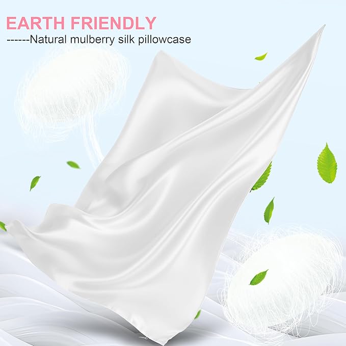 Silk Pillow Cases 2 Pack Queen Size - Image 2