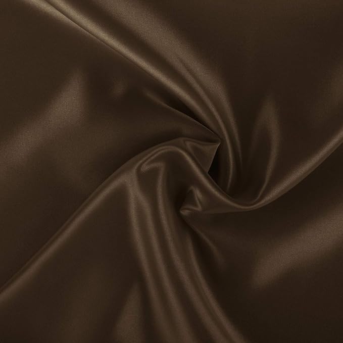 BLISSFORD Brown Satin Pillowcase - Image 8
