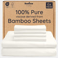 Bambaw Queen Sheet Set 6pcs – 100% Viscose Derived from Bamboo Sheets Queen by Bambaw