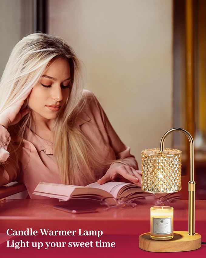 Candle Warmer Lamp with Timer Dimmer Adjustable Height - Image 6