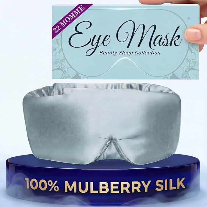 SLEEP SANCTUARY 100% Pure Mulberry Silk Sleep Mask by Unknown