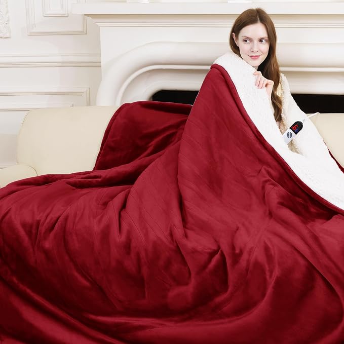 Electric Blanket Full Size 72" x 84" by Vellubam
