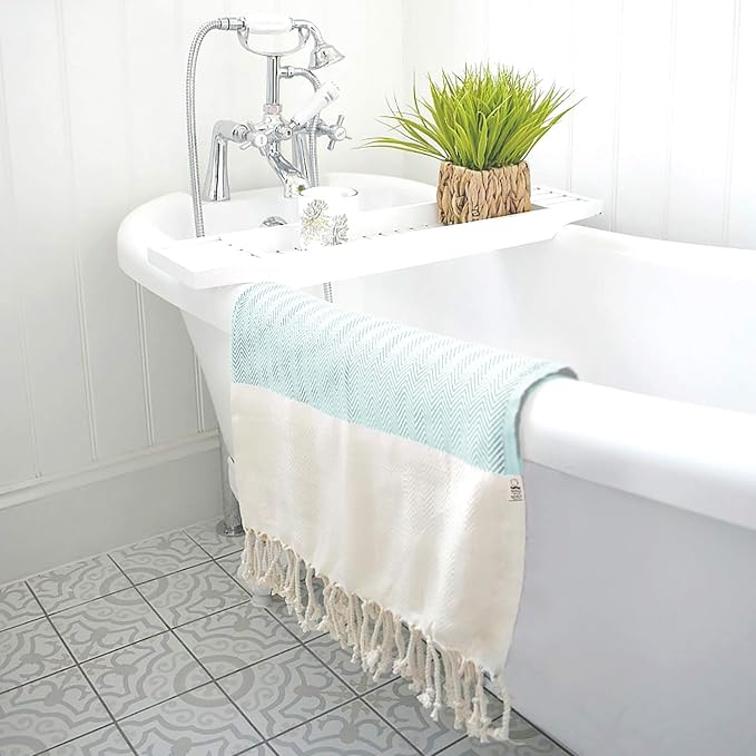 Bazaar Anatolia Turkish Beach Towel 100% Cotton Bath Towels 71x39 Quick Dry - Image 7
