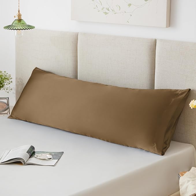 Love's cabin Satin Body Pillowcase 20x54, Cooling Pillow Cover - Image 7