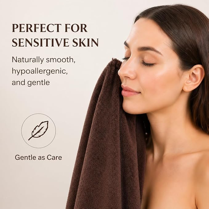 SEISSO 4 Pack Extra Large Bath Towels 63"x35", Bath Sheets - Image 3