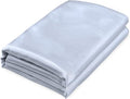 Homiest Baby Blue Satin Flat Sheet King by Homiest