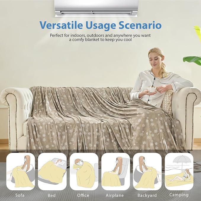 OIGAE Cooling Blanket for Hot Sleepers - Image 5