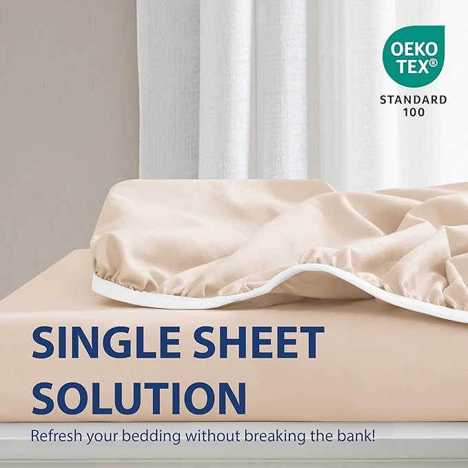 Cathay Home Twin XL Fitted Sheet - Image 2